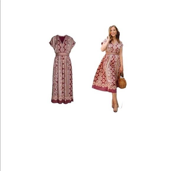 Girl Meets Glam Liza Print Charmeuse Dress - Picture 5 of 12